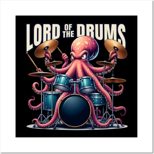 Drummer Band Musician Lord of the Drums Fun Posters and Art